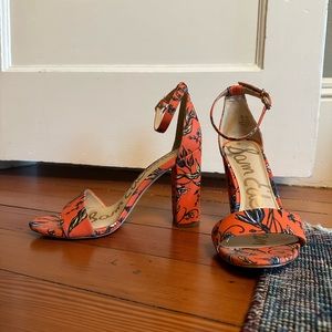 Sam Edelman Yaro orange heels